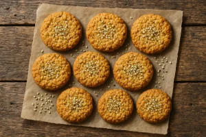 Oatmeal cookies with hemp seeds – quick and healthy