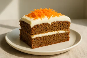 Carrot cake with hemp flour – carrot cake in Polish