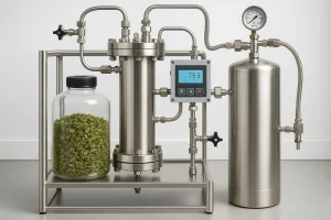 Ekstrakcja konopi: CO2 vs etanol vs rosin vs BHO (tabela)