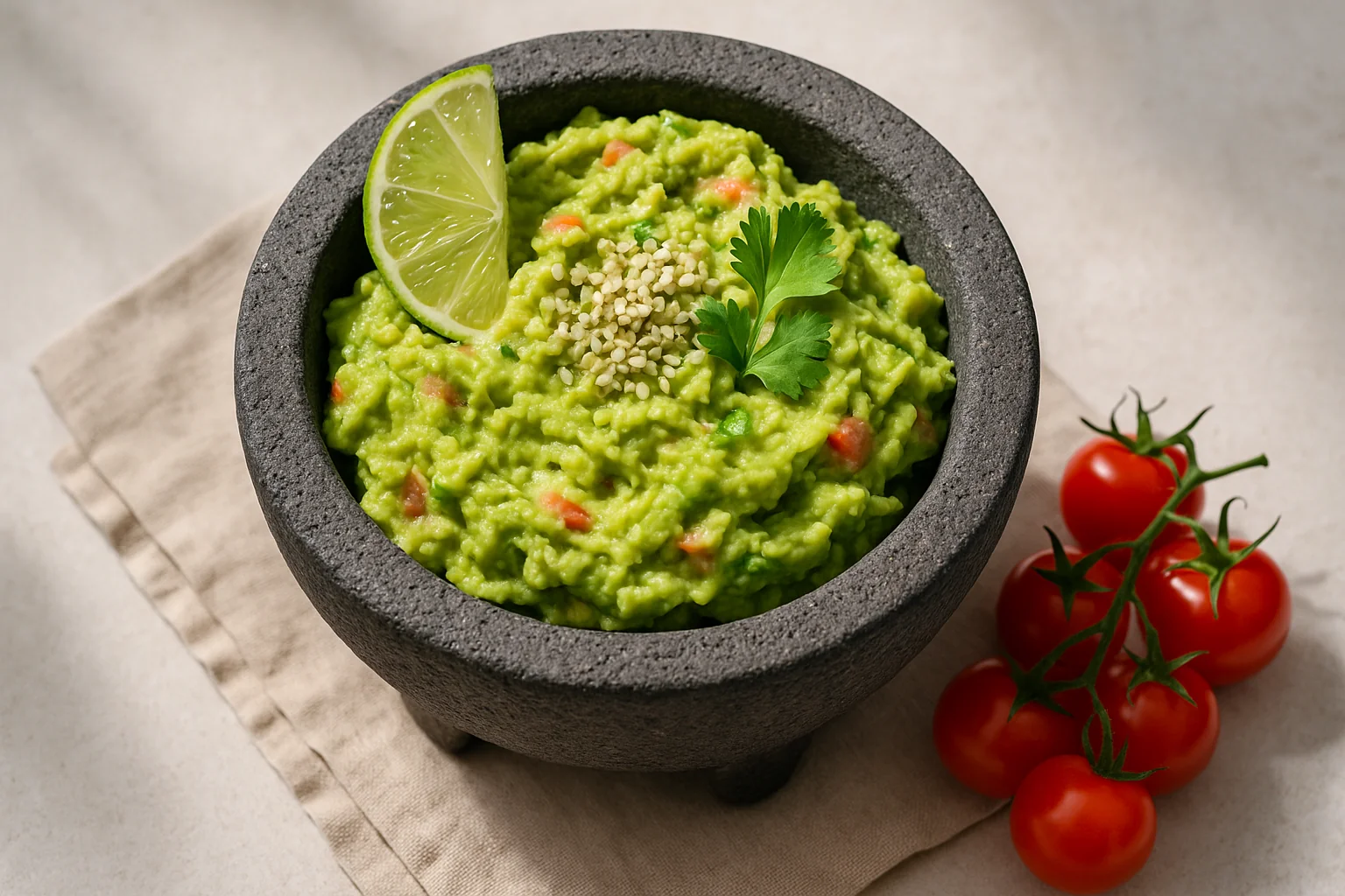 Guacamole with hemp seeds – a Mexican classic with a hemp twist Guacamole with hemp seeds – a Mexican classic with a hemp twist