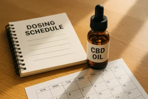 Jak zwiększać dawkę kannabidiol (titracja) — schemat krok po kroku (tabela)