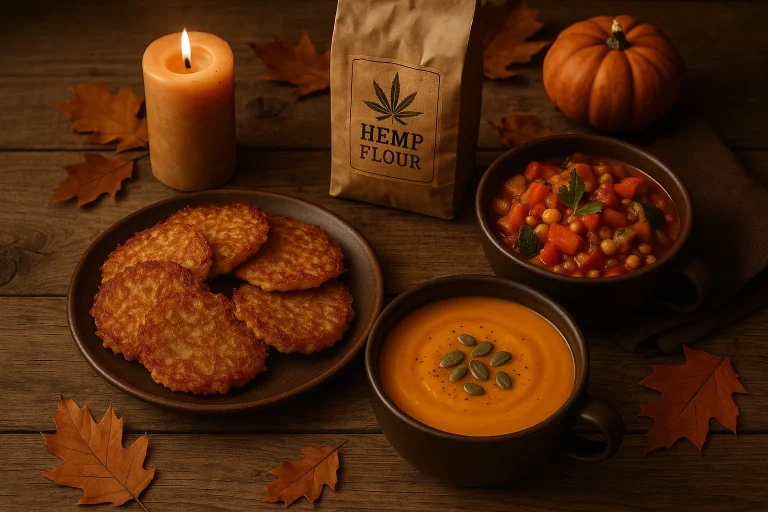 Herbstgerichte mit Hanfmehl – Comfort Food für kalte Abende