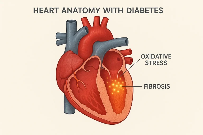 Diabetische Kardiomyopathie — wie CBD oxidativen Stress und Herzfibrose reduziert Diabetische Kardiomyopathie: wie Cannabidiol oxidativen Stress und Herzfibrose begrenzt