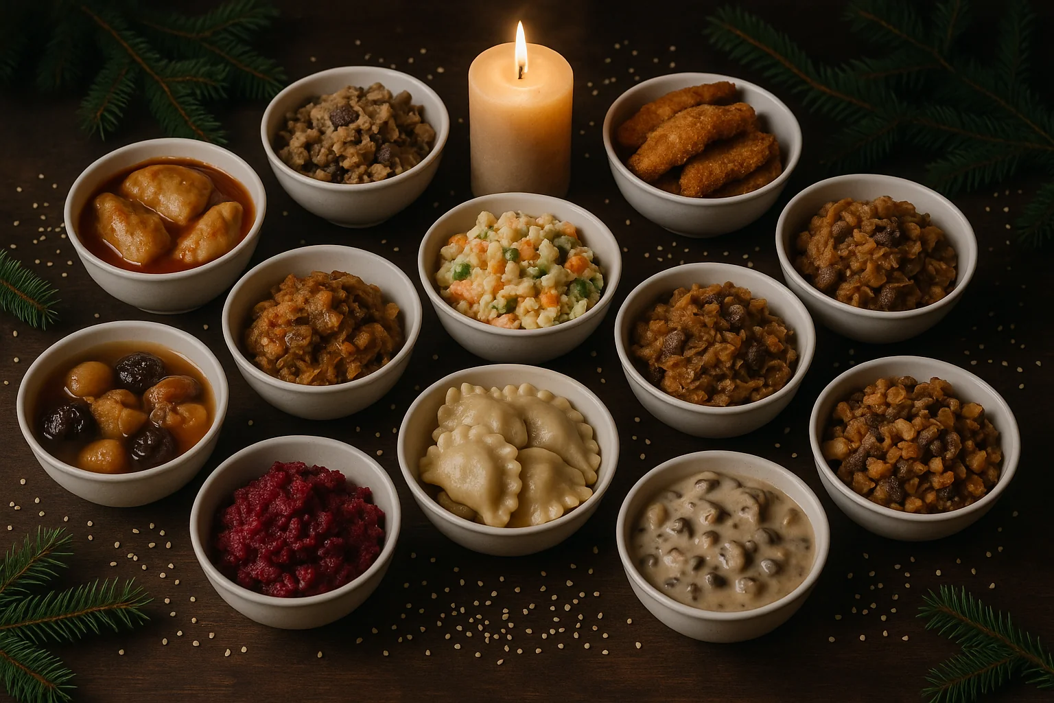 Konopne potrawy na Wigilię – kompletne menu 12 dań