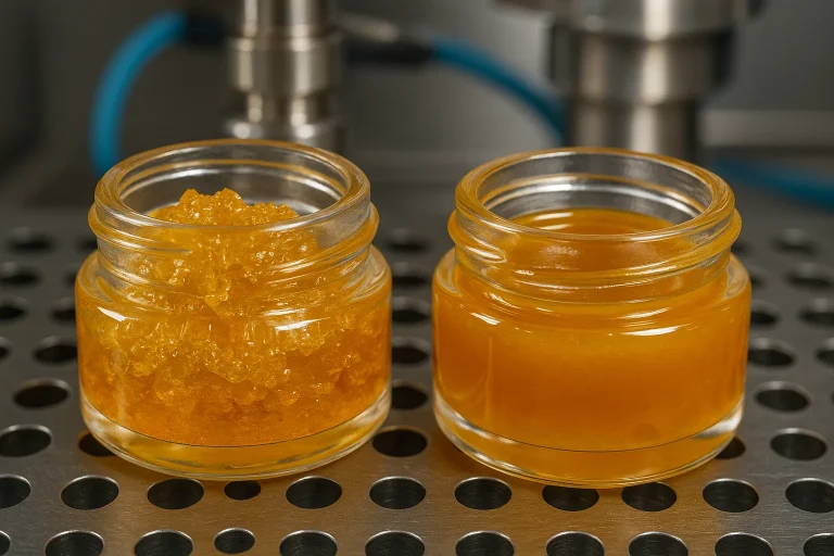 Live resin and live rosin — extracts from frozen flowers (table) Live resin and live rosin: extracts from frozen flowers (table)