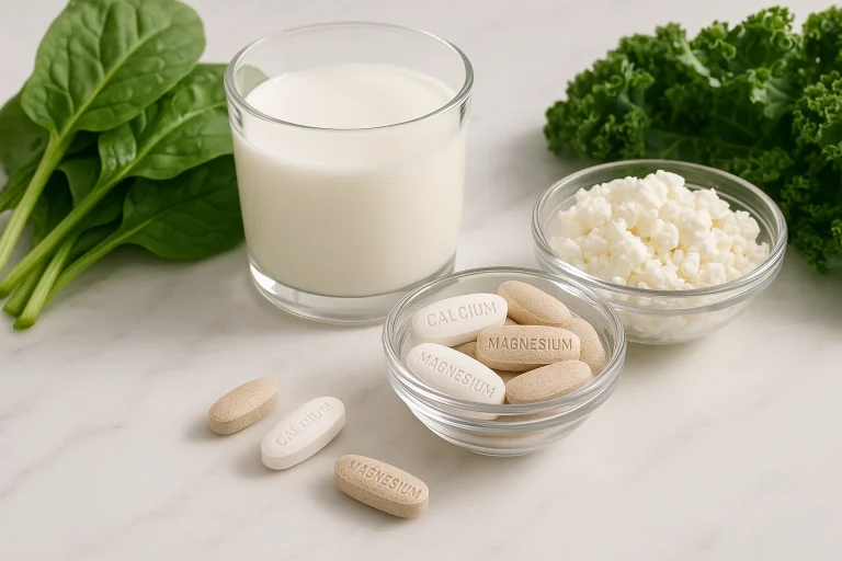 Magnesium und Calcium: das richtige Verhältnis und ob man sie zusammen einnehmen sollte (FAQ)