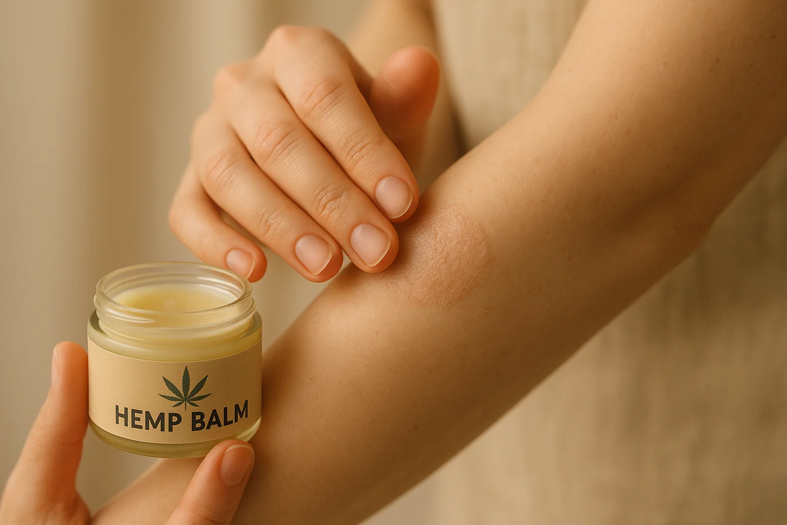 Hemp ointment for eczema and itchy skin: how to use CBD externally