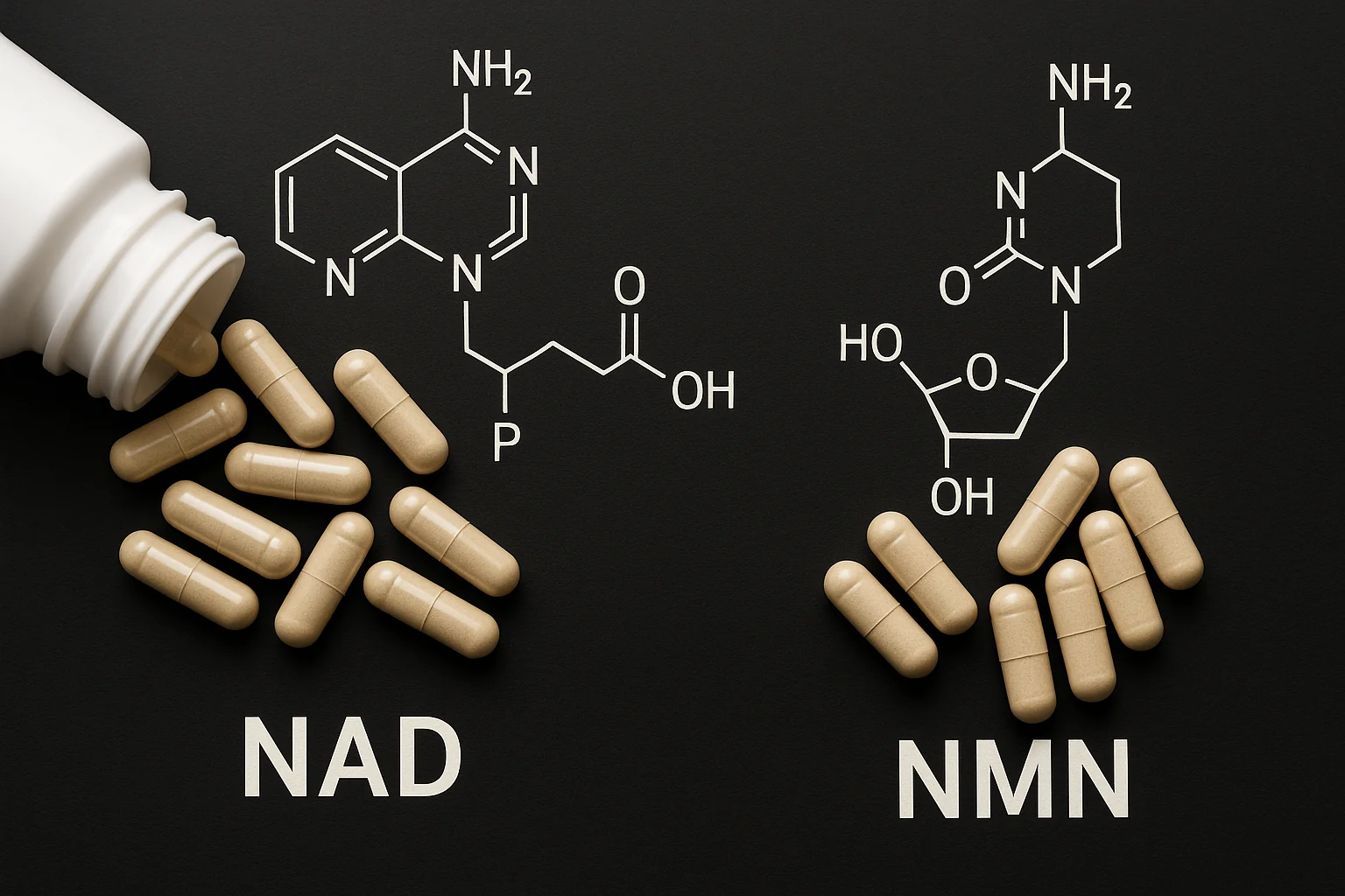 NAD+ vs NMN: what to choose for longevity (table) NAD+ vs NMN: what to choose for longevity (table)