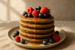 Hanfmehl-Pfannkuchen – glutenfrei und fluffig