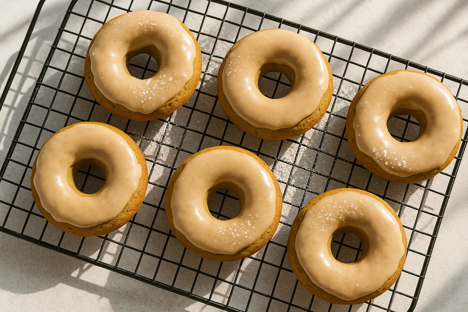 Mit Hanfprotein gebackene Krapfen – die fitte Version