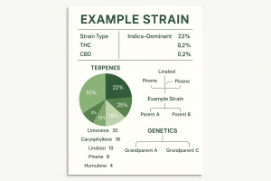Cannabis strain profile: how to read genetics, terpenes, and effects (guide)