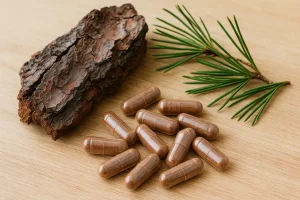 Pyknogenol (kora sosny): na krążenie, naczynka i skórę (tabela)