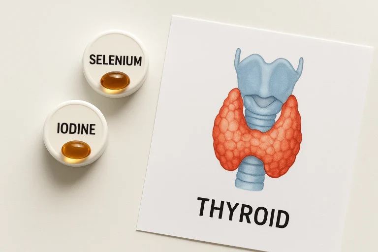 Selenium and iodine for the thyroid — dosage and what to remember (table) Selenium and iodine for the thyroid: dosing and what to remember (table)