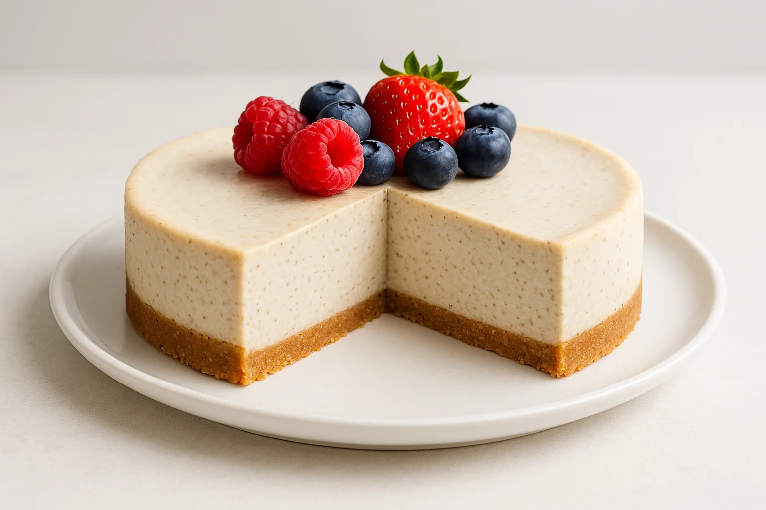 Protein cheesecake with hemp protein – a light dessert