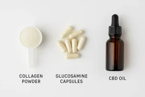 Nahrungsergänzungsmittel für die Gelenke: Kollagen, Glucosamin und CBD – was wählen und wie kombinieren?