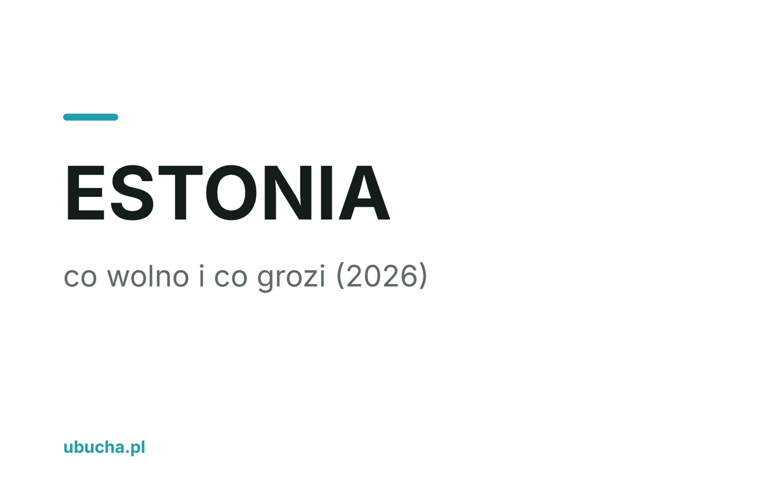 Marihuana w Estonii: co wolno i co grozi (2026) Marihuana w Estonii: co wolno i co grozi (2026)