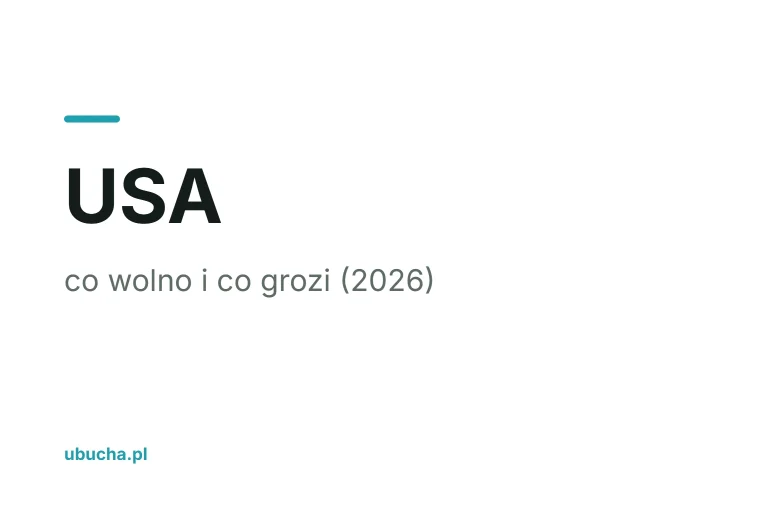 Marijuana in the USA: what is allowed and what are the risks (2026) Marihuana w USA: co wolno i co grozi (2026)